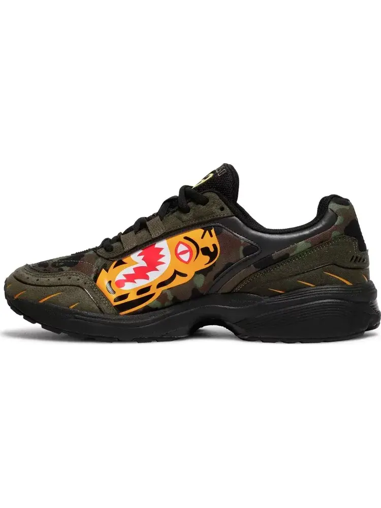 Кроссовки bape x gel 1090 'camo' Asics — изображение 3 из 8, зеленый