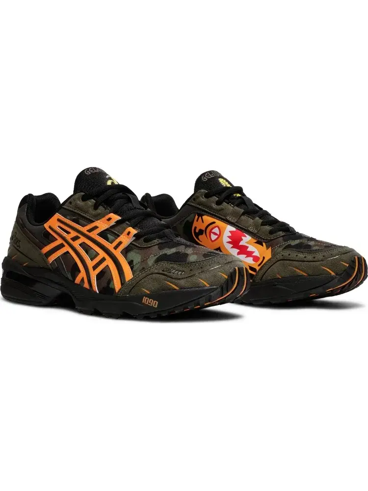 Кроссовки bape x gel 1090 'camo' Asics — изображение 8 из 8, зеленый