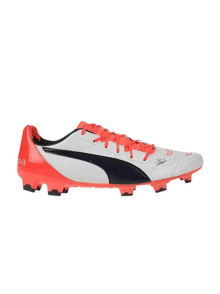 Кроссовки evoPower 1.2 Leather FG 'White Lava Blast' — изображение 1 из 1, белый