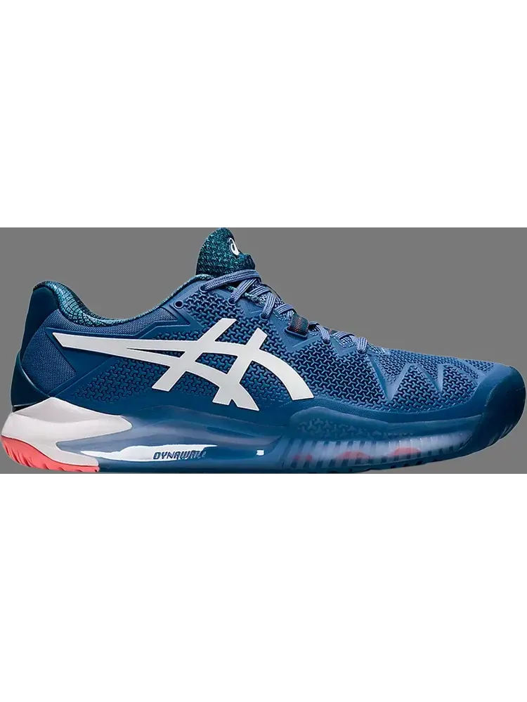 Кроссовки gel resolution 8 'blue harmony' Asics — изображение 1 из 1, синий