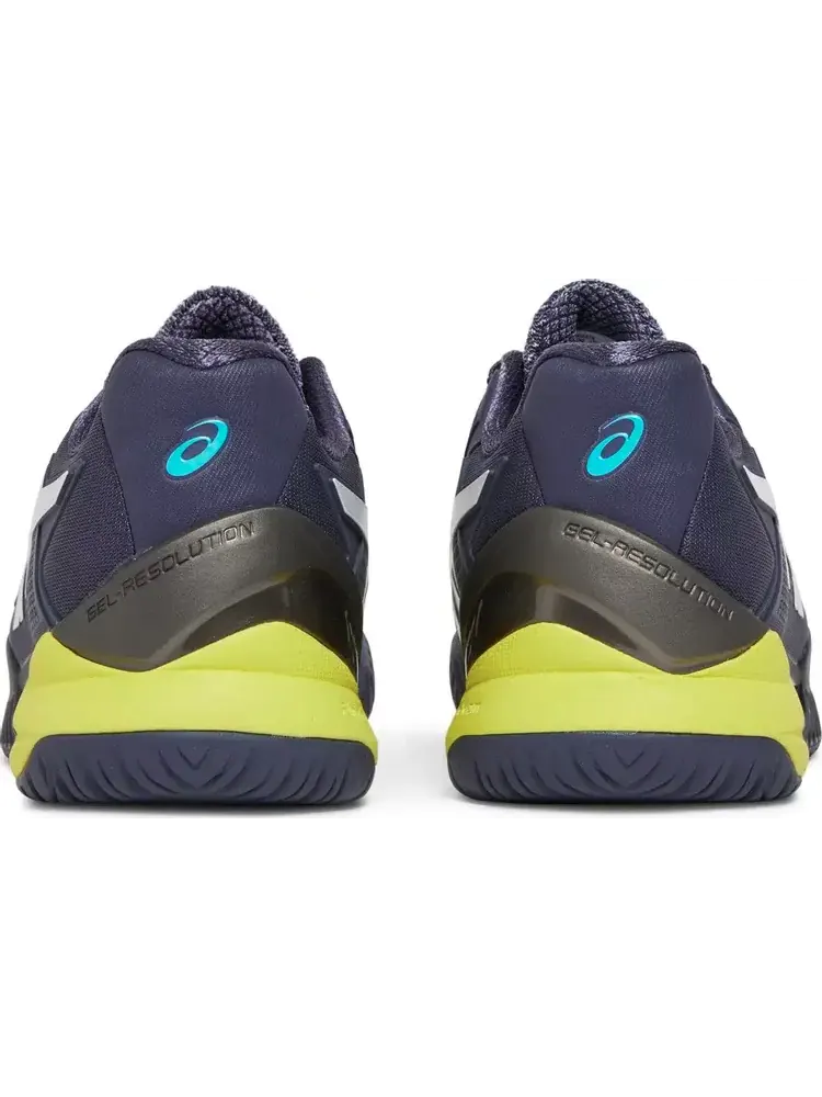 Кроссовки gel resolution 8 hard court 'australian open - indigo fog' Asics — изображение 6 из 8, синий