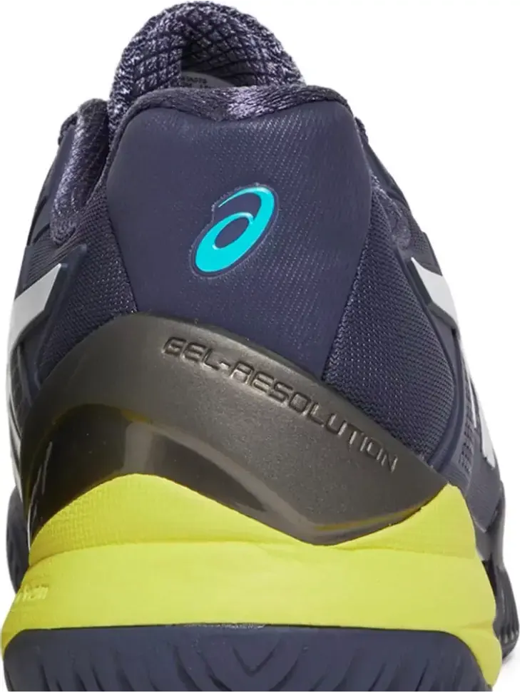 Кроссовки gel resolution 8 hard court 'australian open - indigo fog' Asics — изображение 7 из 8, синий