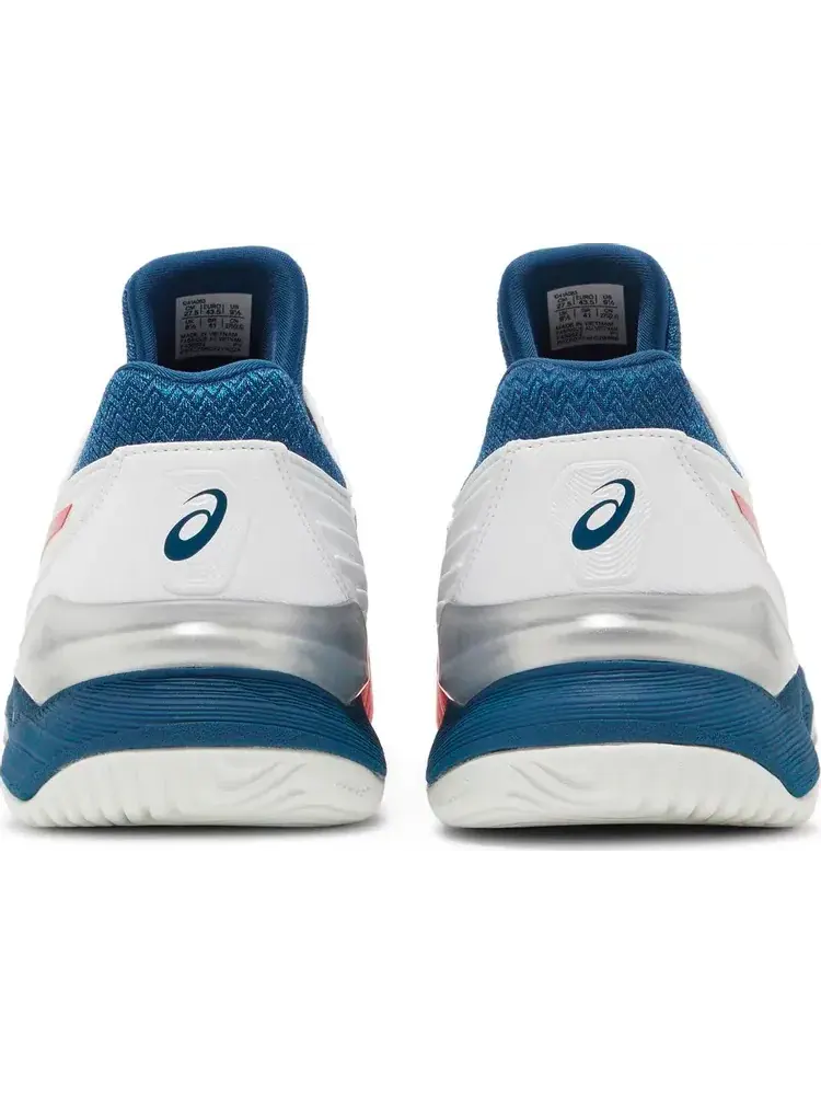 Кроссовки court ff 2 novak 'white mako blue' Asics — изображение 6 из 8, белый