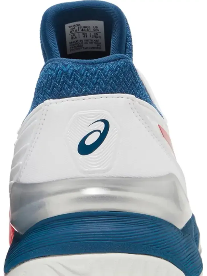Кроссовки court ff 2 novak 'white mako blue' Asics — изображение 7 из 8, белый