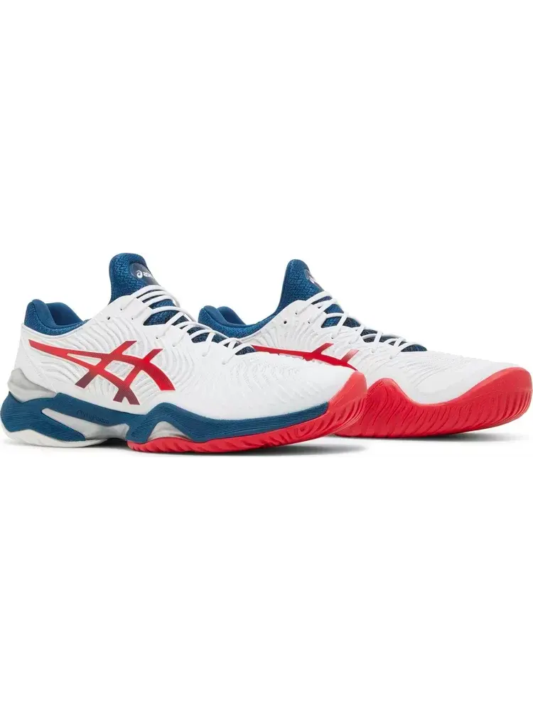 Кроссовки court ff 2 novak 'white mako blue' Asics — изображение 8 из 8, белый