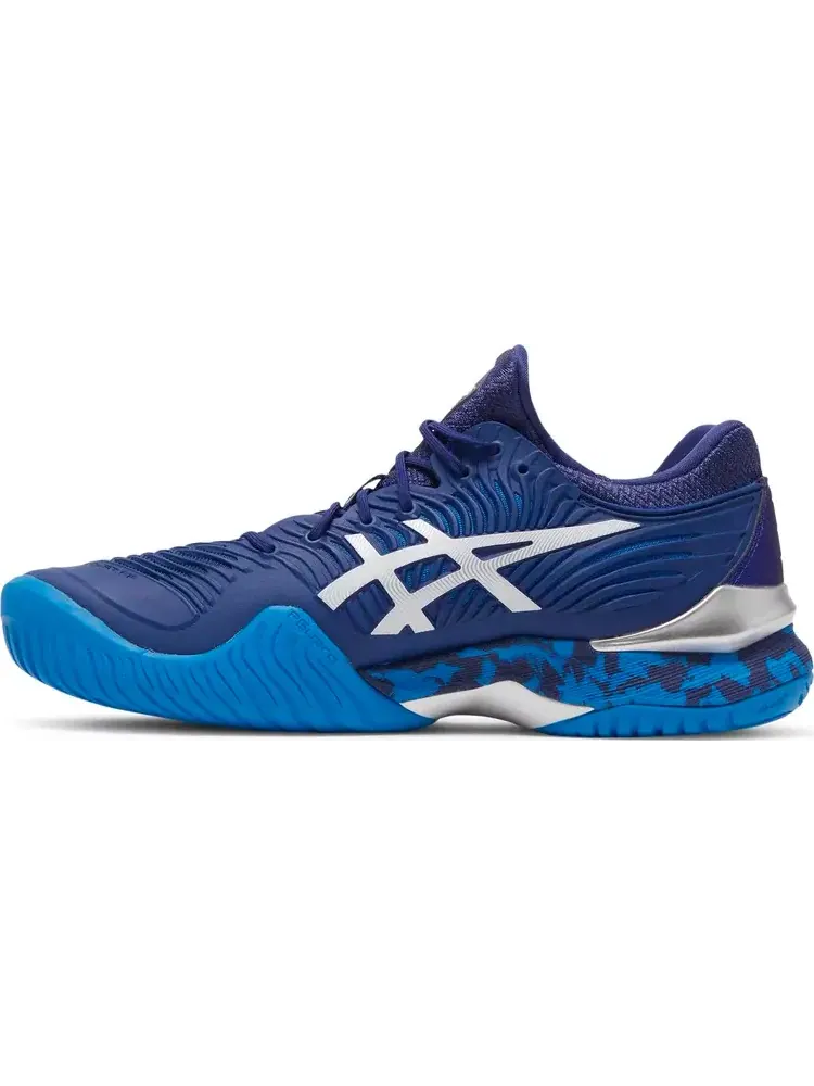 Кроссовки court ff novak 'blue print camo' Asics — изображение 3 из 8, синий