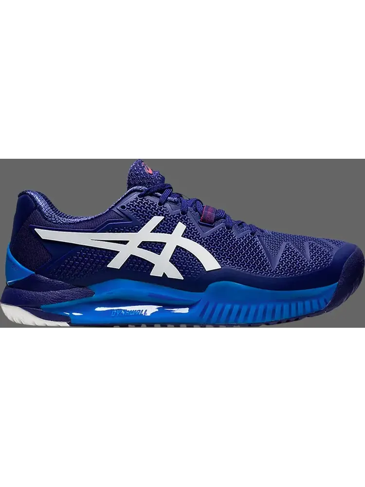 Кроссовки gel resolution 8 2e wide 'dive blue' Asics — изображение 1 из 1, синий
