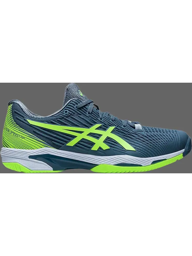 Кроссовки solution speed ff 2 'steel blue hazard green' Asics — изображение 1 из 1, синий