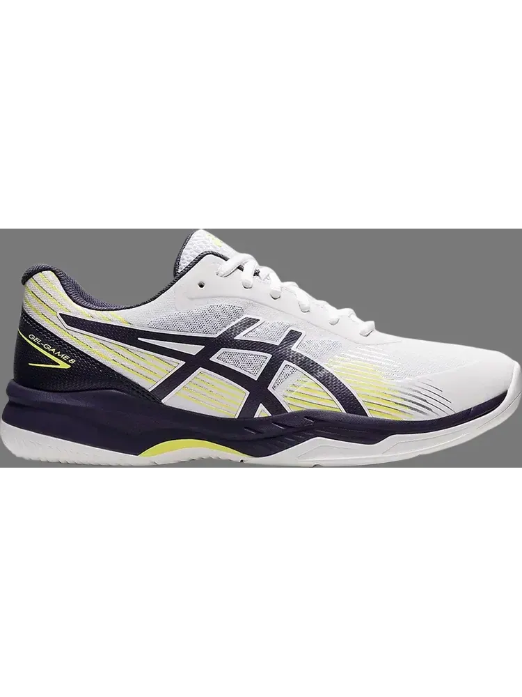 Кроссовки gel game 8 'white indigo fog' Asics — изображение 1 из 1, белый