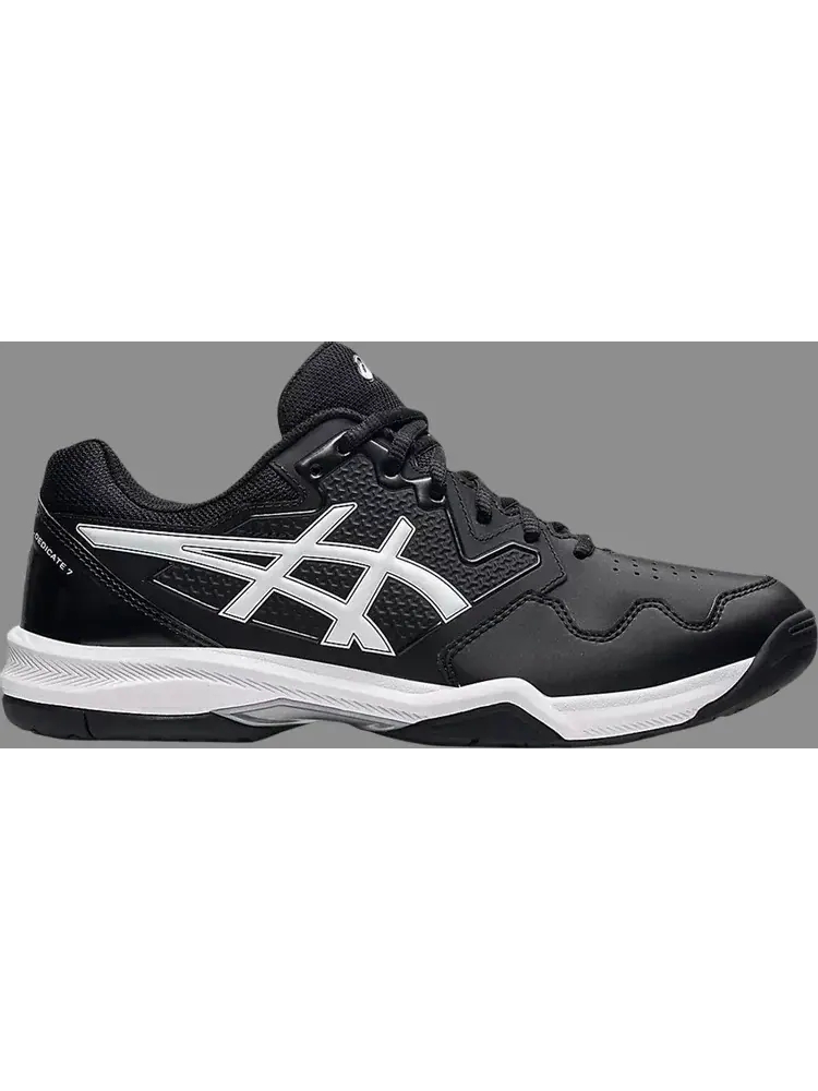 Кроссовки gel dedicate 7 'black white' Asics — изображение 1 из 1, черный