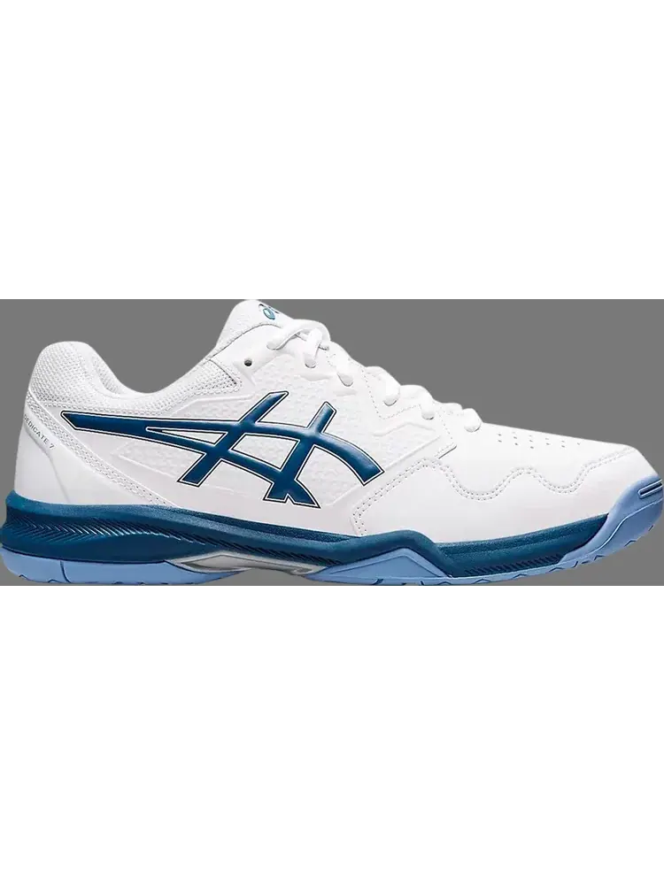 Кроссовки gel dedicate 7 'white light indigo' Asics — изображение 1 из 1, белый