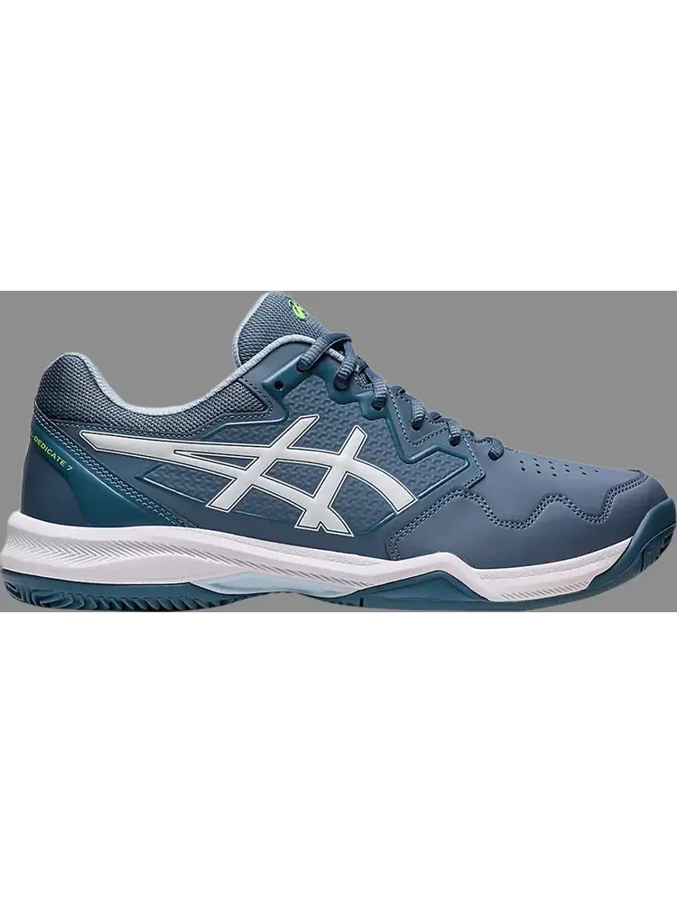 Кроссовки gel dedicate 7 clay 'steel blue white' Asics — изображение 1 из 1, синий