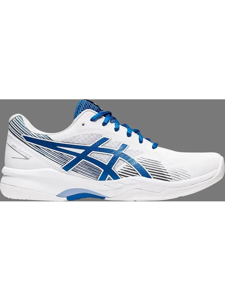 Кроссовки gel game 8 'white lake drive' Asics — изображение 1 из 1, белый