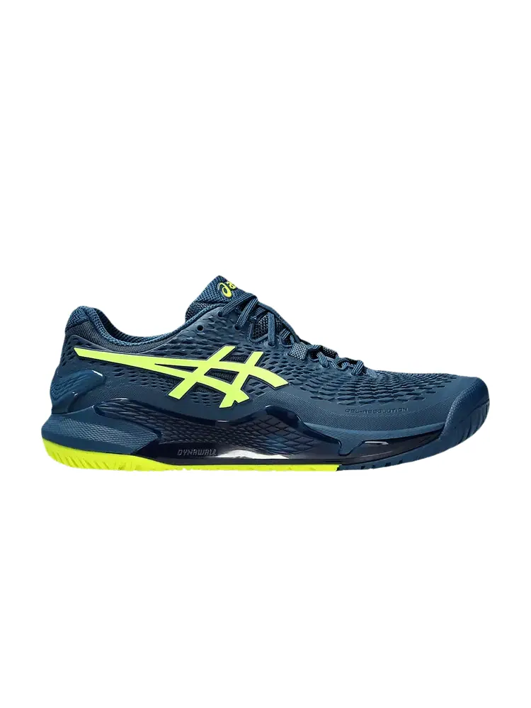 Кроссовки Asics Gel Resolution 9 — изображение 1 из 1, синий желтый