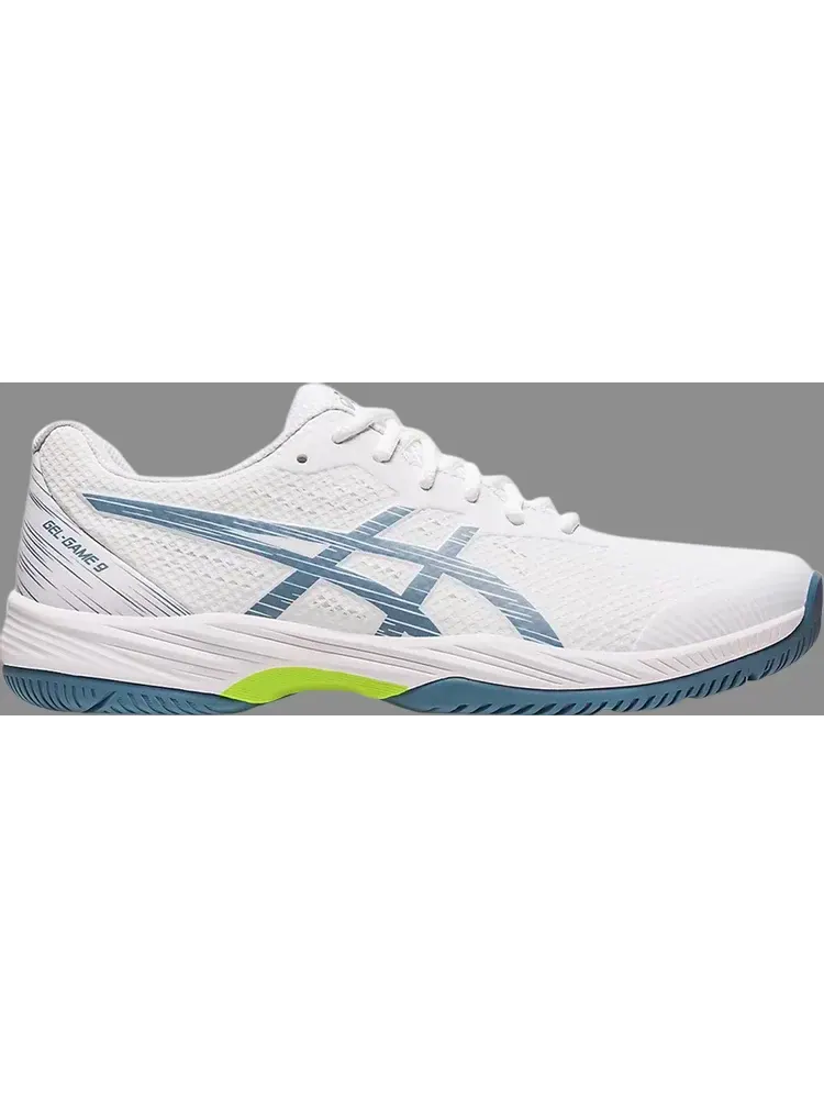 Кроссовки gel game 9 'white steel blue' Asics — изображение 1 из 1, белый