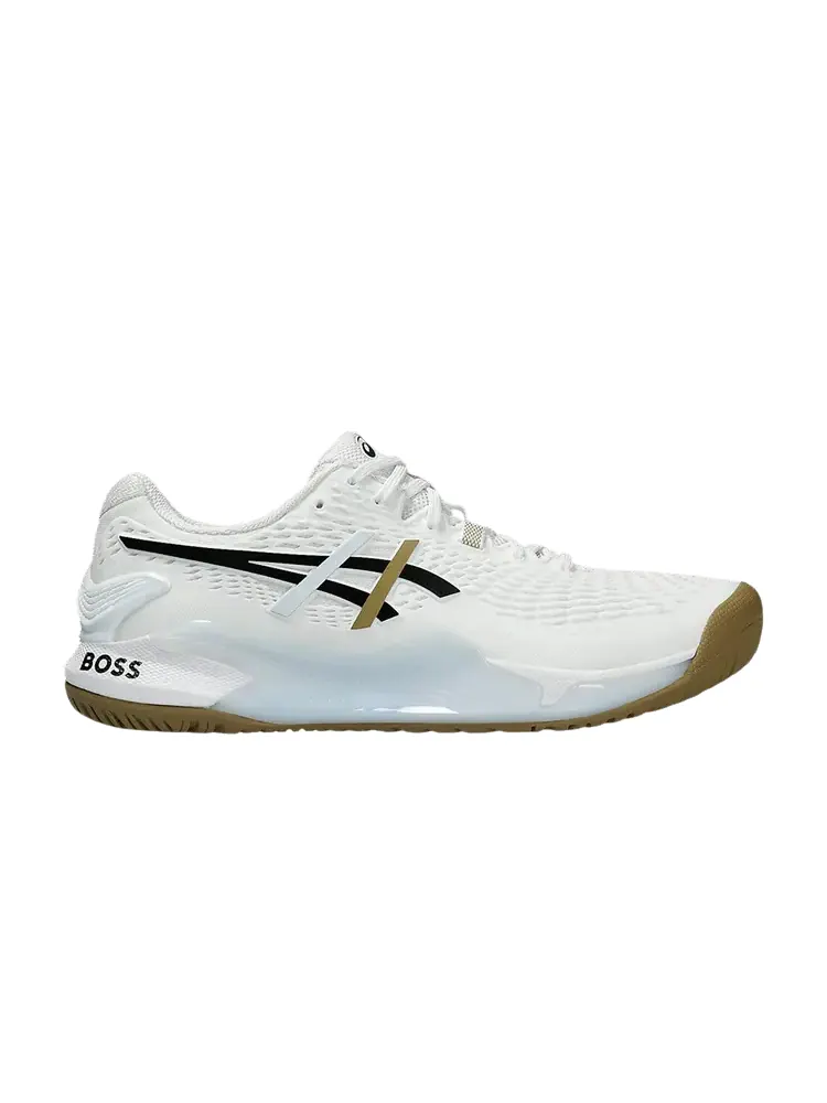 Кроссовки BOSS x Matteo Berrettini x Gel Resolution 9 'White Camel' — изображение 1 из 1, белый