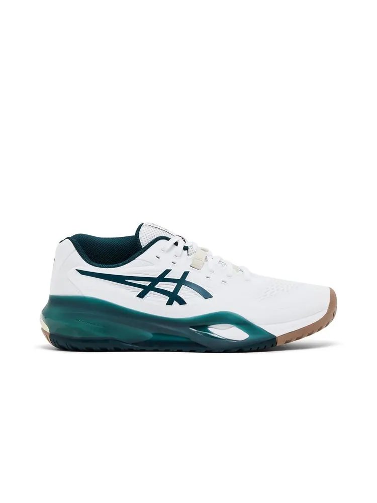 Кроссовки ASICS Gel Resolution X 'White Saxon Green' — изображение 1 из 4, белый зеленый