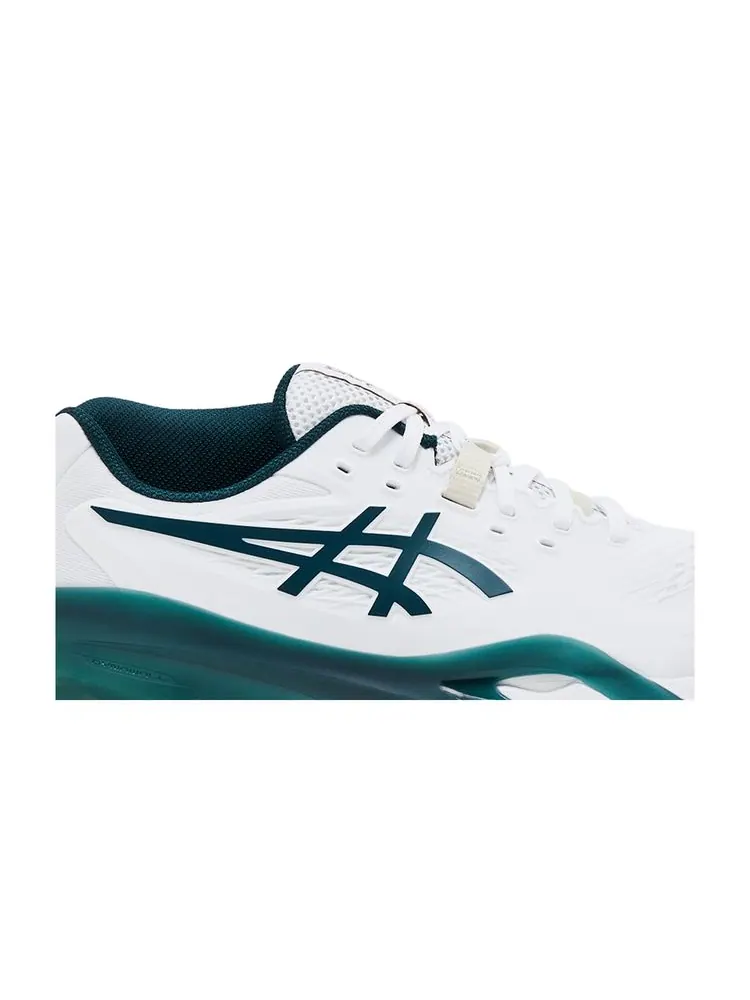 Кроссовки ASICS Gel Resolution X 'White Saxon Green' — изображение 2 из 4, белый зеленый