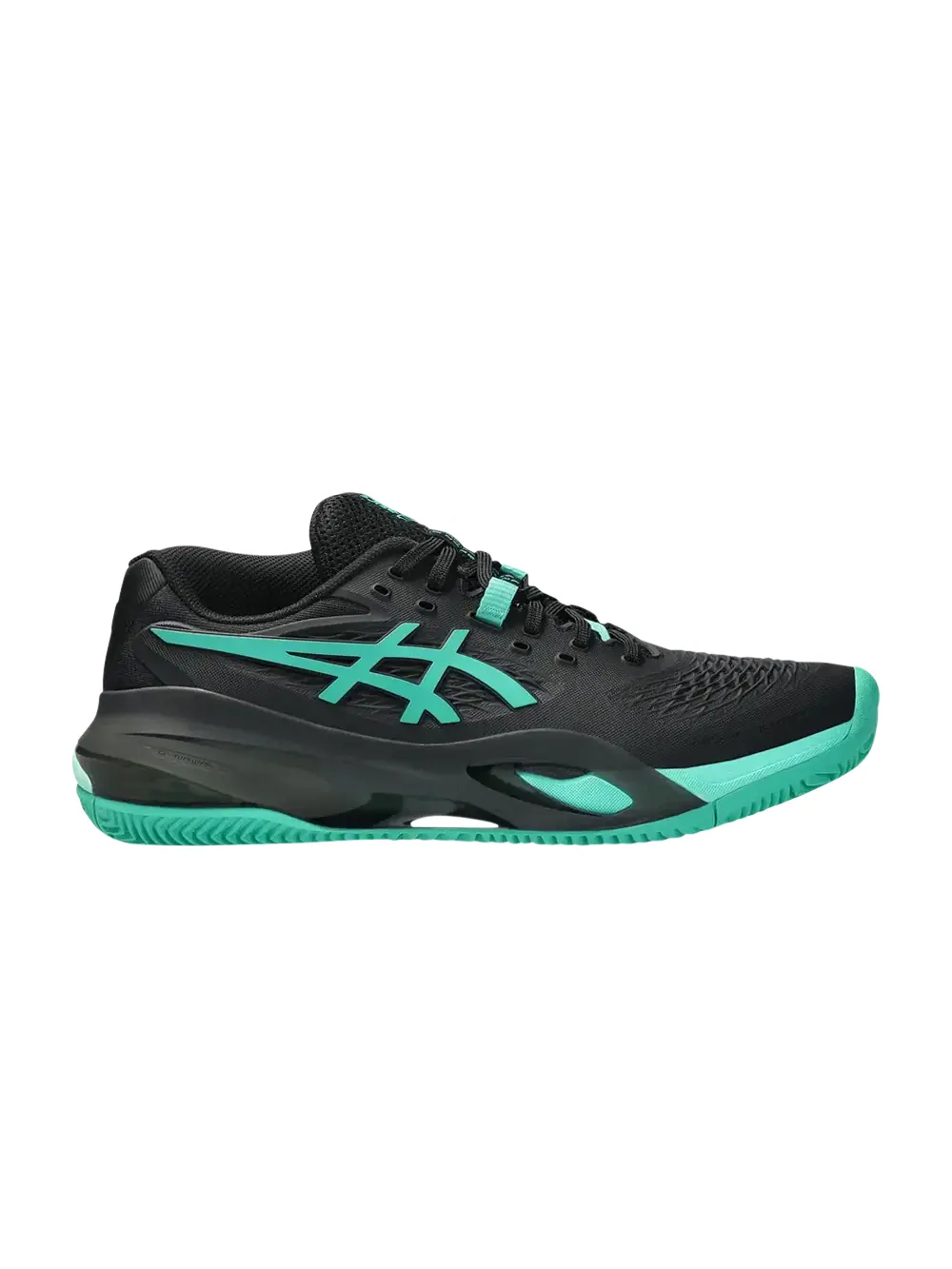 Кроссовки ASICS GEL-Resolution X Clay — изображение 1 из 1, черный/зеленый