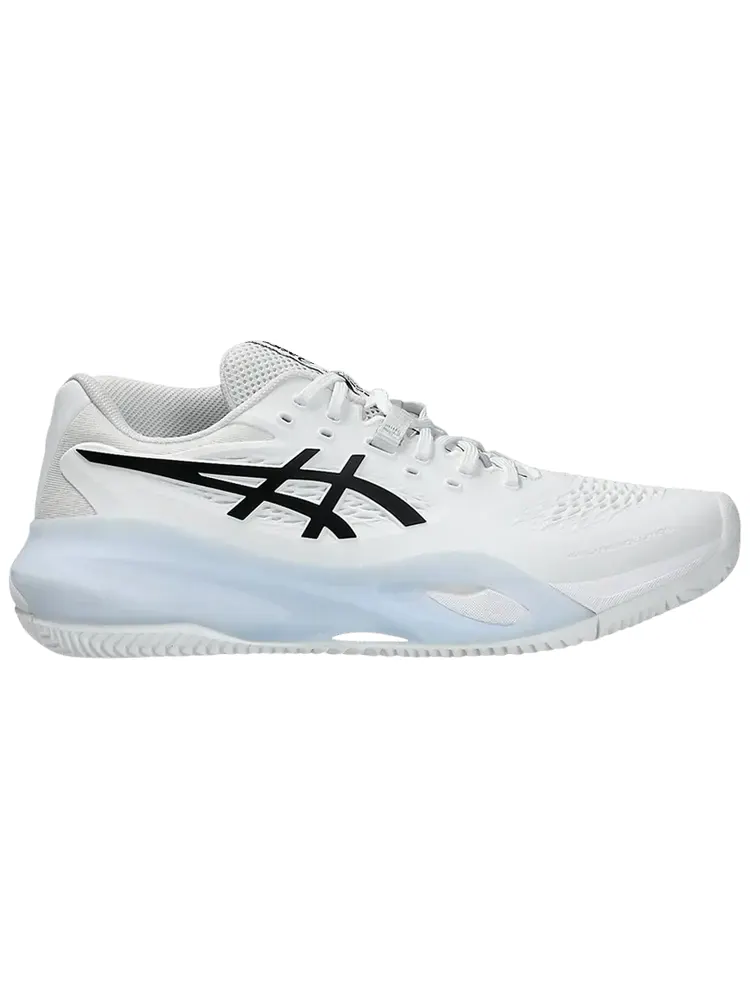 Кроссовки ASICS Gel Resolution X Clay 'White Black' — изображение 1 из 1, белый черный
