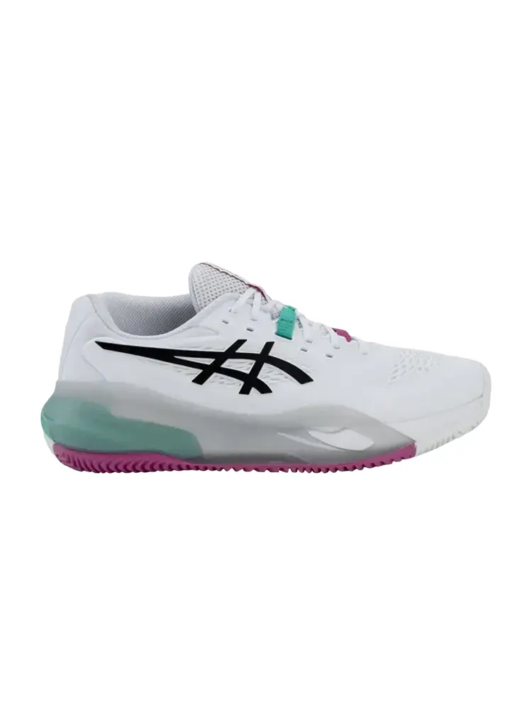 Кроссовки ASICS Gel Resolution X Clay — изображение 1 из 1, белый зеленый