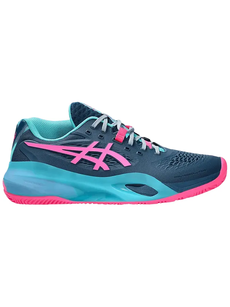 Кроссовки ASICS Gel Resolution X Padel 'Mako Blue Hot Pink' — изображение 1 из 1, синий розовый