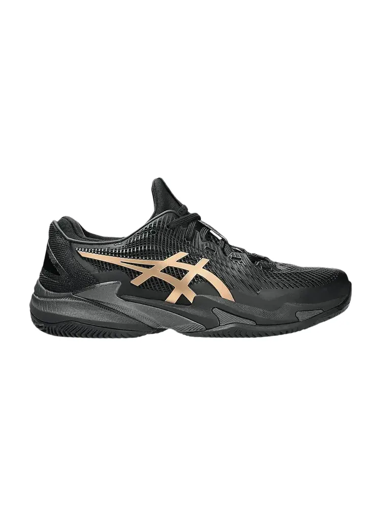 Кроссовки Asics Court FF 3 Novak Clay — изображение 1 из 1, черный золотистый