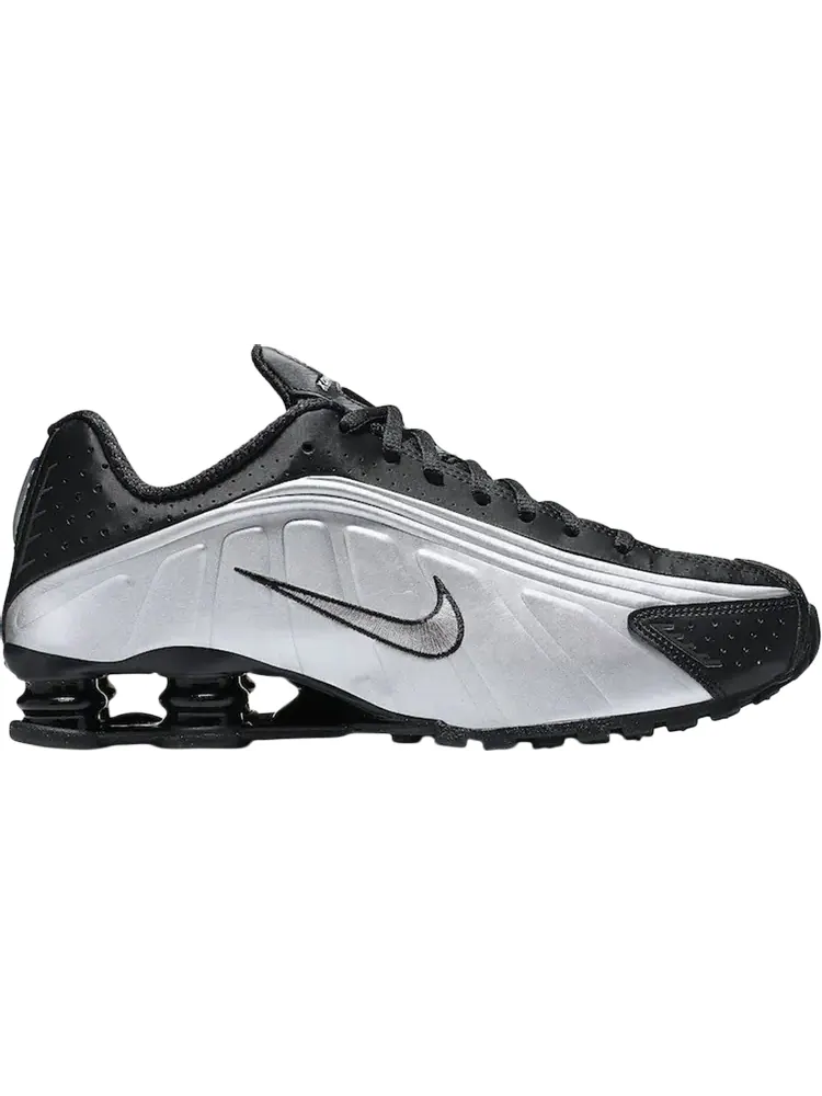 Кроссовки Nike Shox R4 'Black Silver' — изображение 1 из 1, серебряный