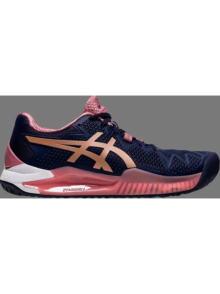 Кроссовки wmns gel resolution 8 'peacoat rose gold' Asics — изображение 1 из 1, синий