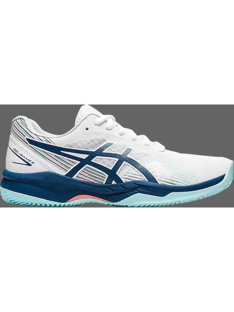 Кроссовки wmns gel game 8 'white light indigo' Asics — изображение 1 из 1, белый