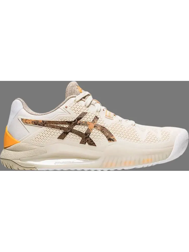 Кроссовки wmns gel resolution 8 le 'earth day' Asics, пломбир — изображение 1 из 1, бежевый