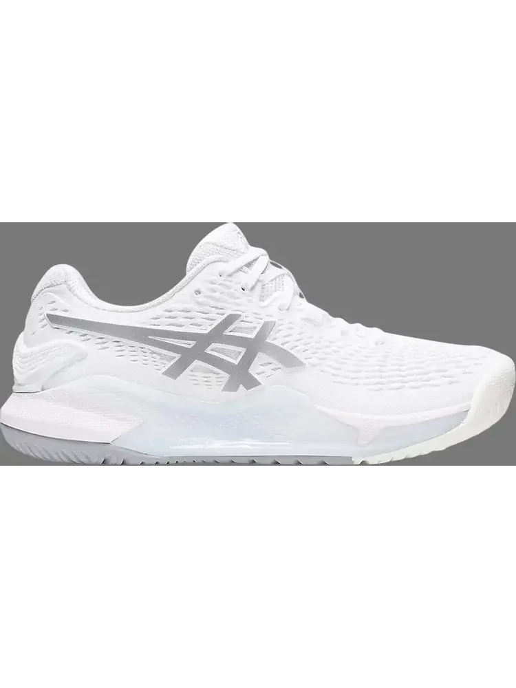 Кроссовки wmns gel resolution 9 'white pure silver' Asics — изображение 1 из 1, белый