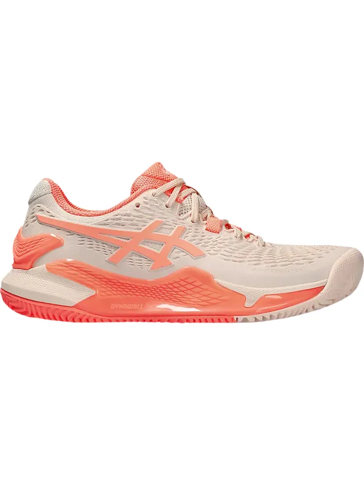 Кроссовки Wmns Gel Resolution 9 Clay 'Pearl Pink Sun Coral' — изображение 1 из 1, розовый
