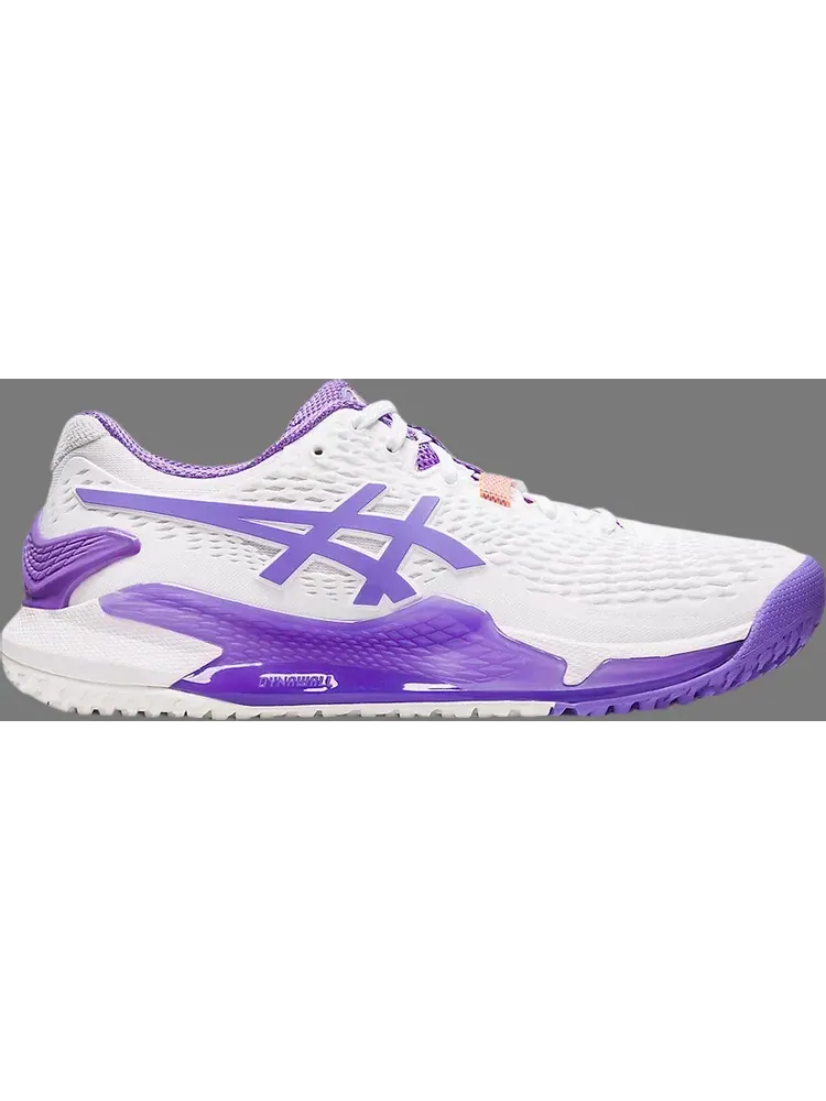 Кроссовки wmns gel resolution 9 oc 'white amethyst' Asics — изображение 1 из 1, белый