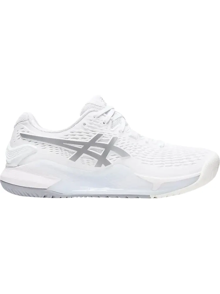 Кроссовки Wmns Gel Resolution 9 Wide 'White Pure Silver' — изображение 1 из 1, белый