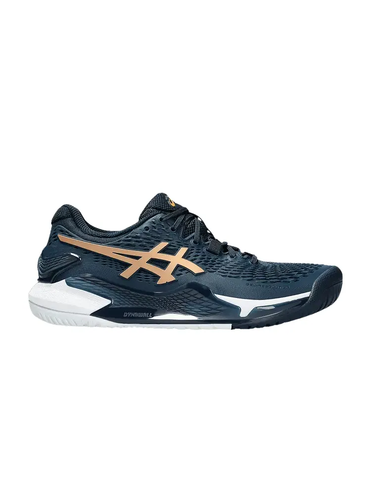 Кроссовки Asics Wmns Gel Resolution 9 — изображение 1 из 1, синий золотистый