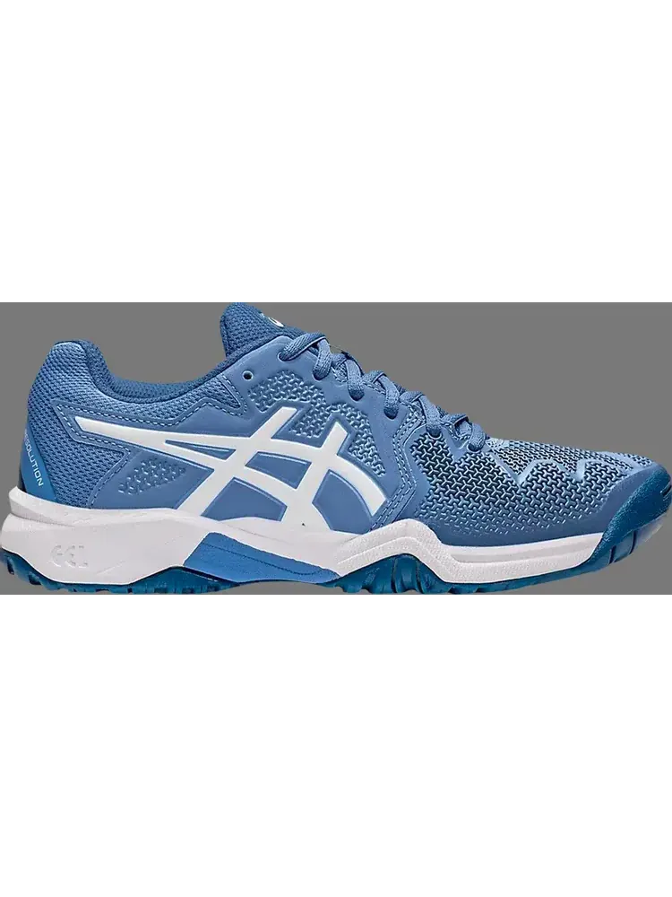 Кроссовки gel resolution 8 gs 'blue harmony white' Asics — изображение 1 из 1, синий