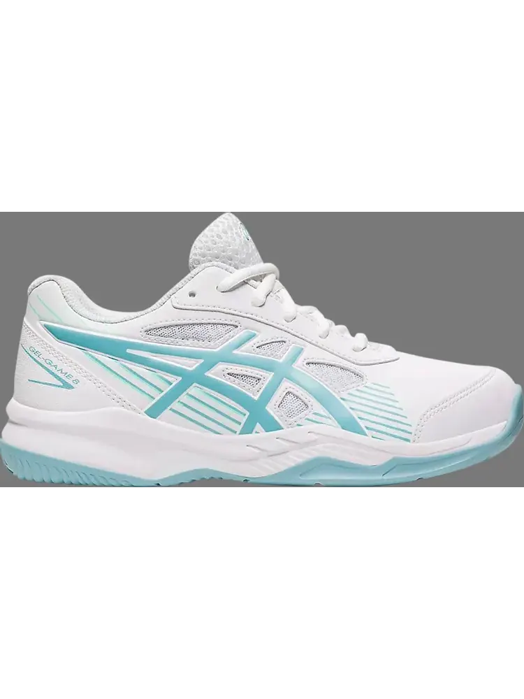 Кроссовки gel game 8 gs 'white smoke blue' Asics — изображение 1 из 1, белый