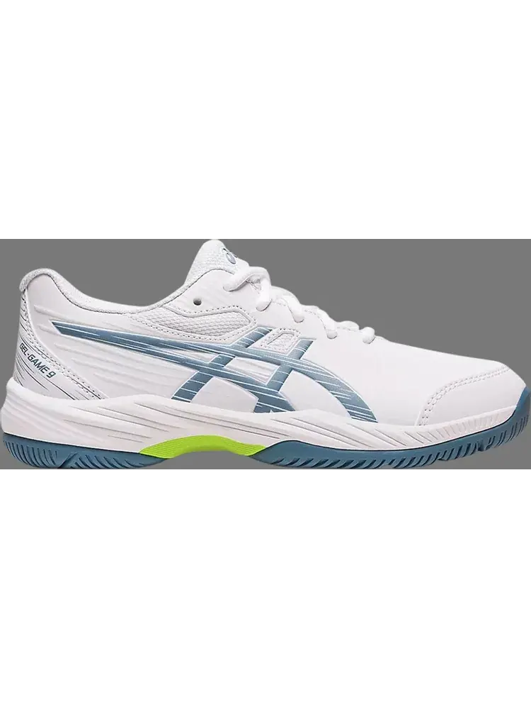 Кроссовки gel game 9 gs 'white steel blue' Asics — изображение 1 из 1, белый