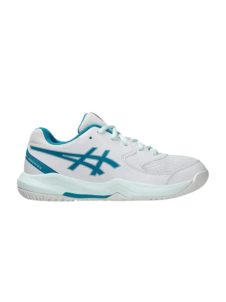 Кроссовки Gel Dedicate 8 GS 'White Teal Blue' — изображение 1 из 1, белый синий