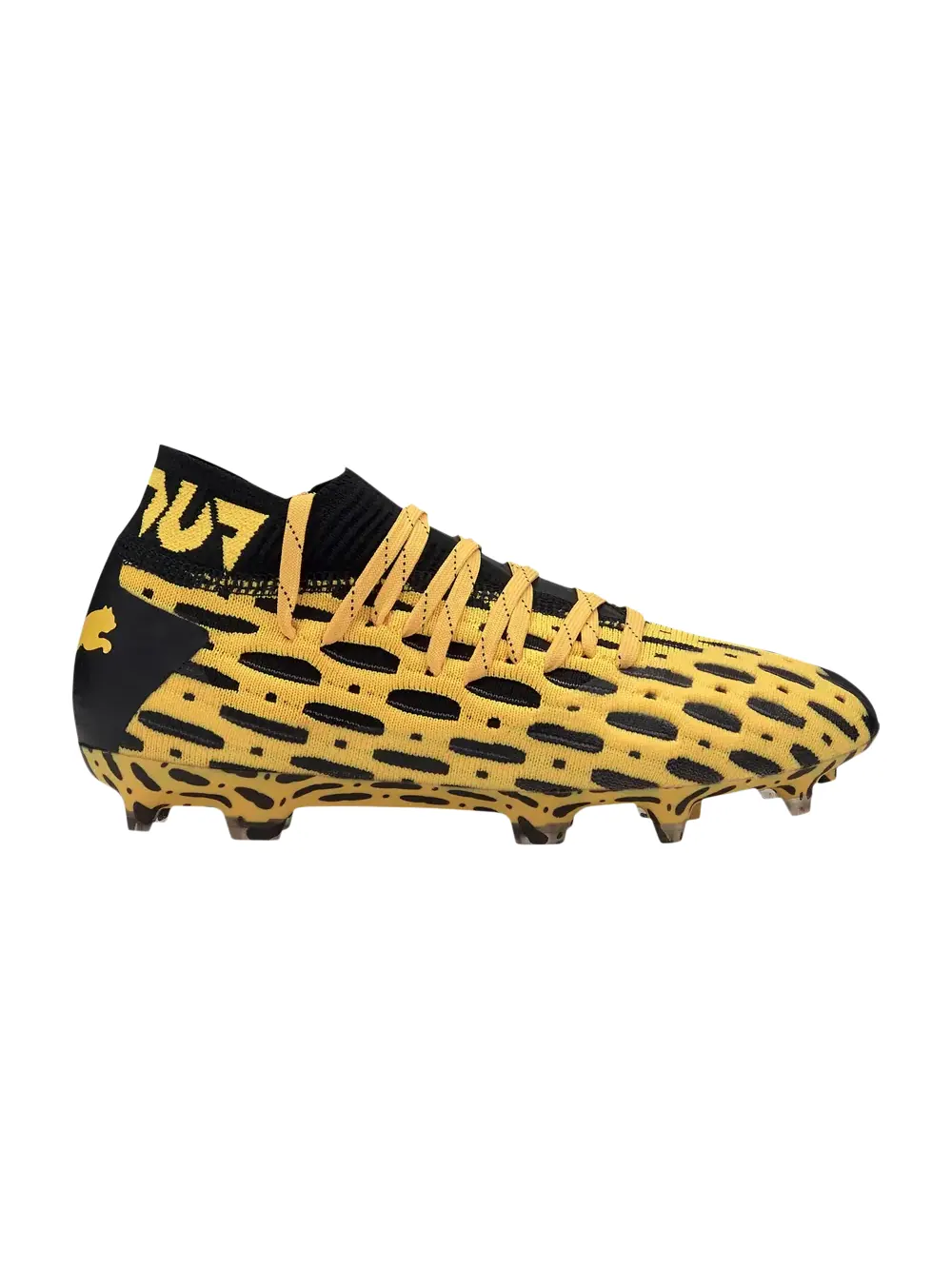 Кроссовки Future 5.1 Netfit FG AG Jr Puma — изображение 1 из 1, желтый/черный