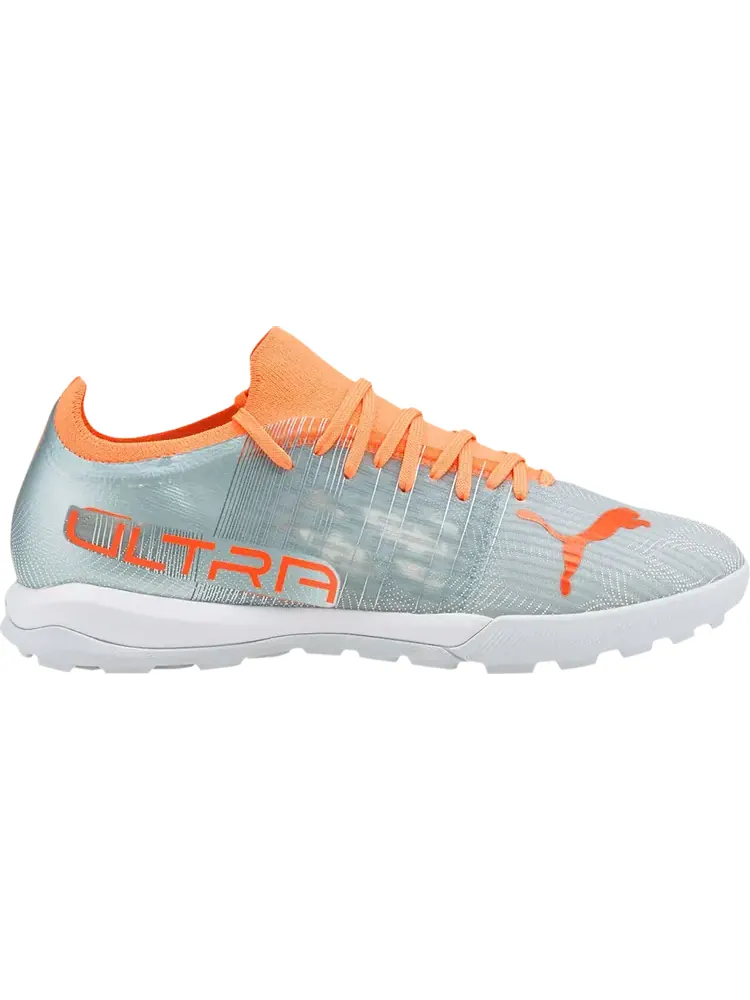 Кроссовки Puma Ultra 3.4 TT Diamond Silver Neon Citrus — изображение 1 из 1, серебряный