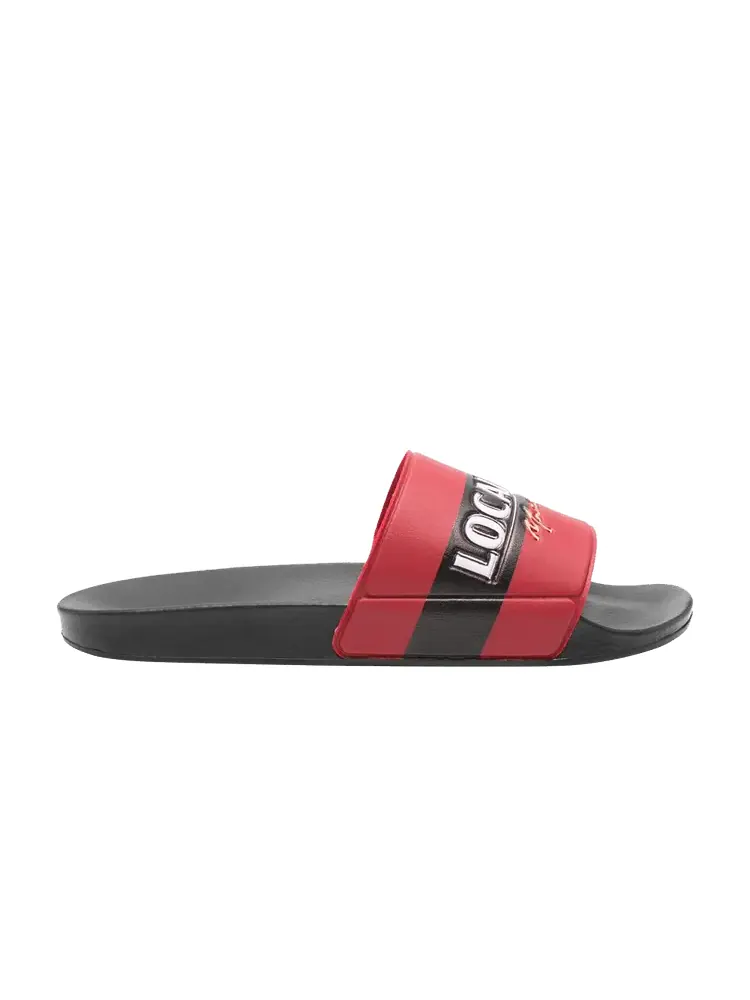 Кроссовки Martine Rose Pool Slide 'Local Hero - Black' — черный