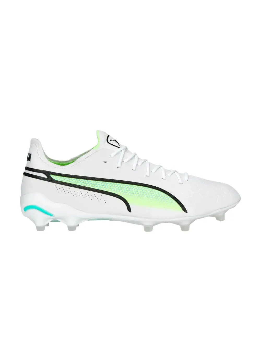 Кроссовки King Ultimate FG AG Puma — изображение 1 из 1, белый/черный/желтый