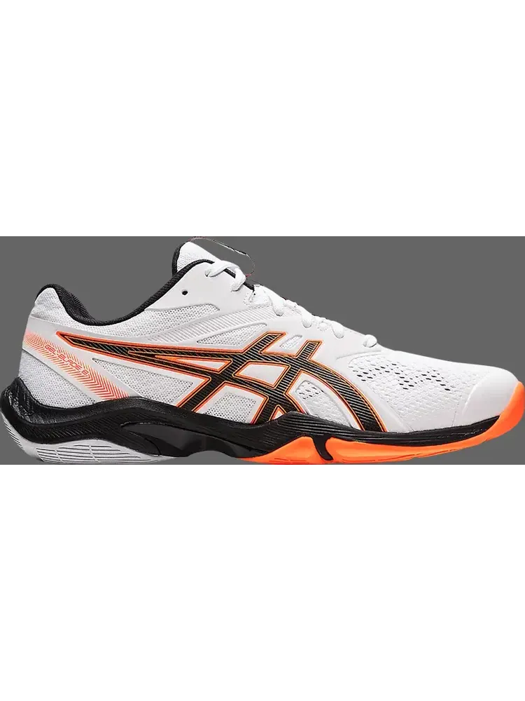 Кроссовки gel blade 8 'white black orange' Asics — изображение 1 из 1, белый