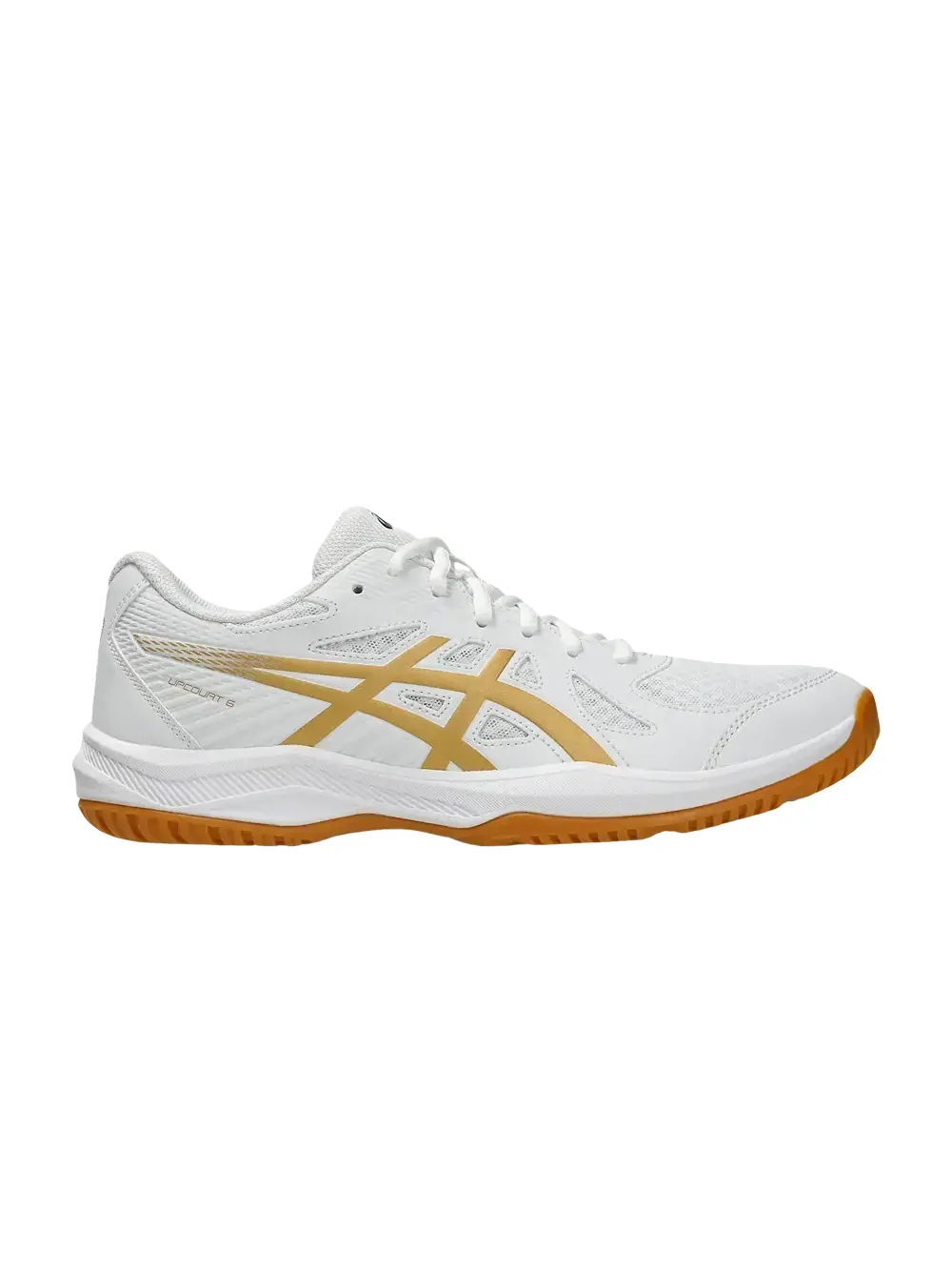 Кроссовки ASICS Upcourt 6 — изображение 1 из 1, белый/золотистый