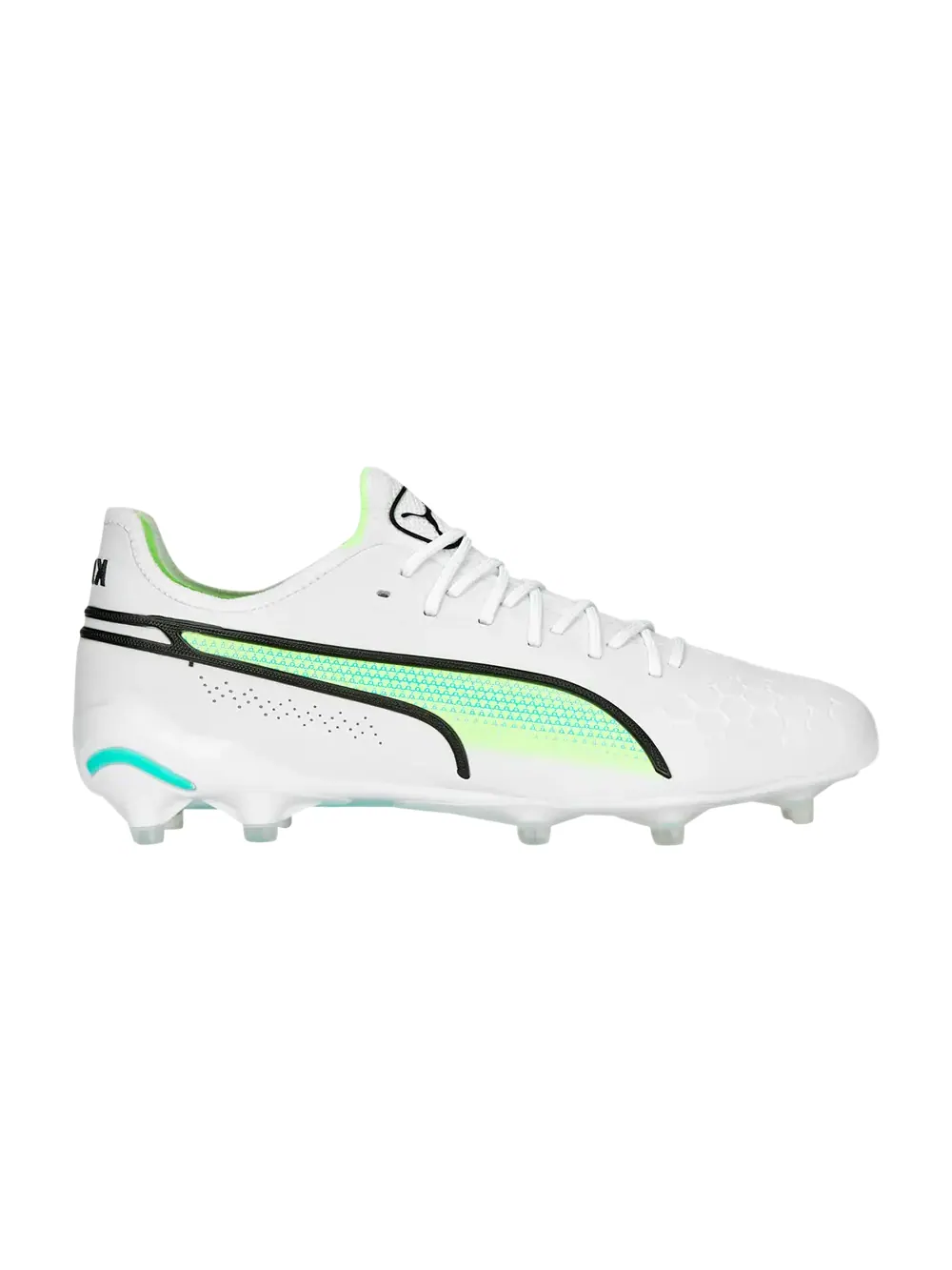 Кроссовки Wmns King Ultimate FG AG Puma — изображение 1 из 1, белый/черный/желтый
