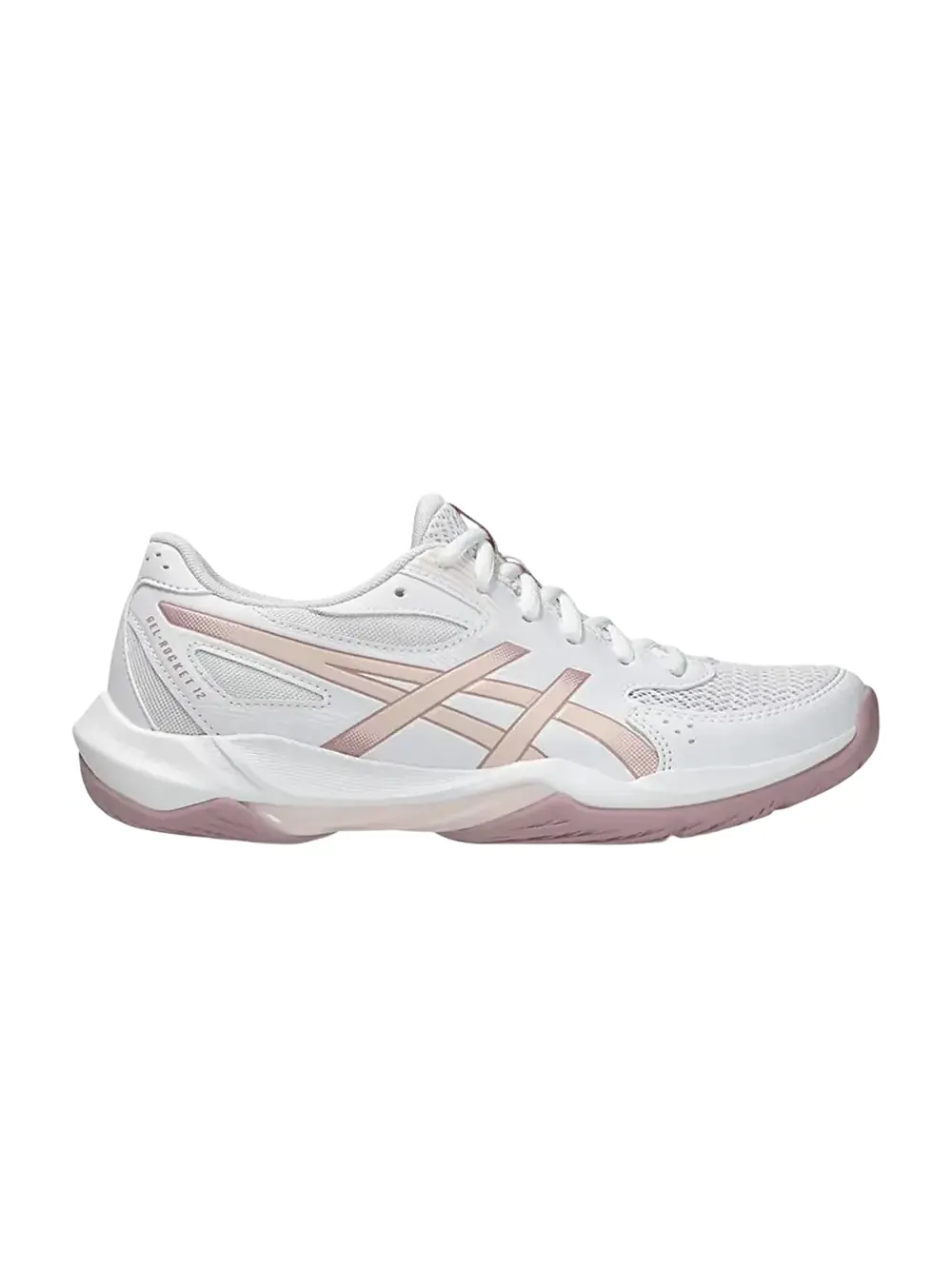Кроссовки ASICS Wmns Gel-Rocket 12 — изображение 1 из 1, белый/розовый
