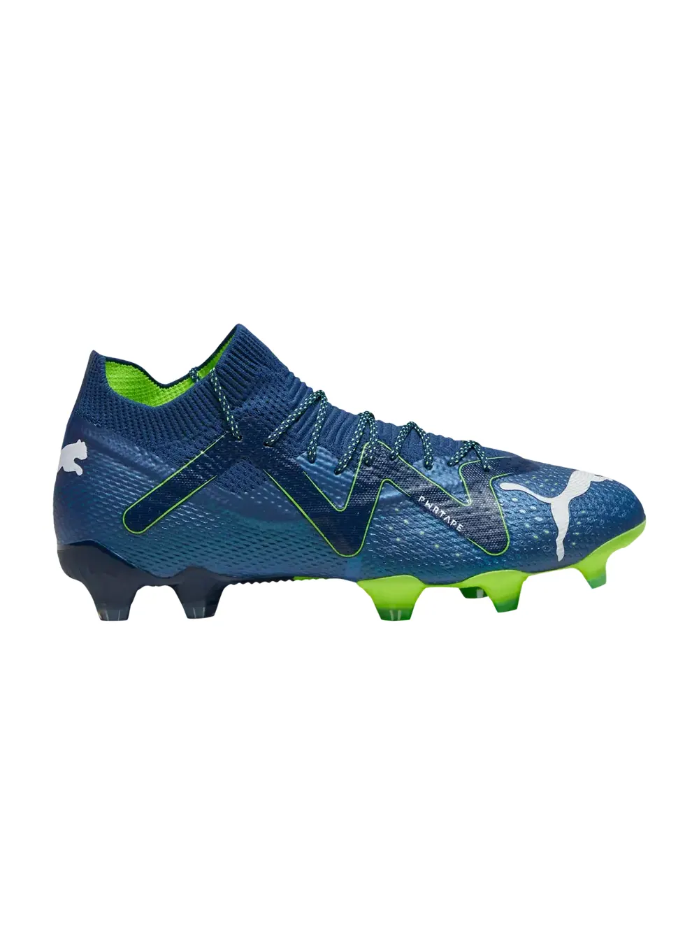 Кроссовки Wmns Future Ultimate FG AG Puma — изображение 1 из 1, синий/белый/зеленый