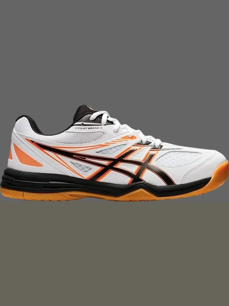 Кроссовки court break 2 'white black orange' Asics — изображение 1 из 1, белый